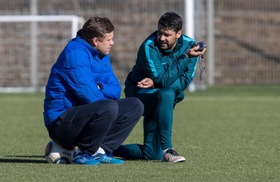 Тренировка «Зенита»-2 перед матчем со «Спартаком» (Нальчик)