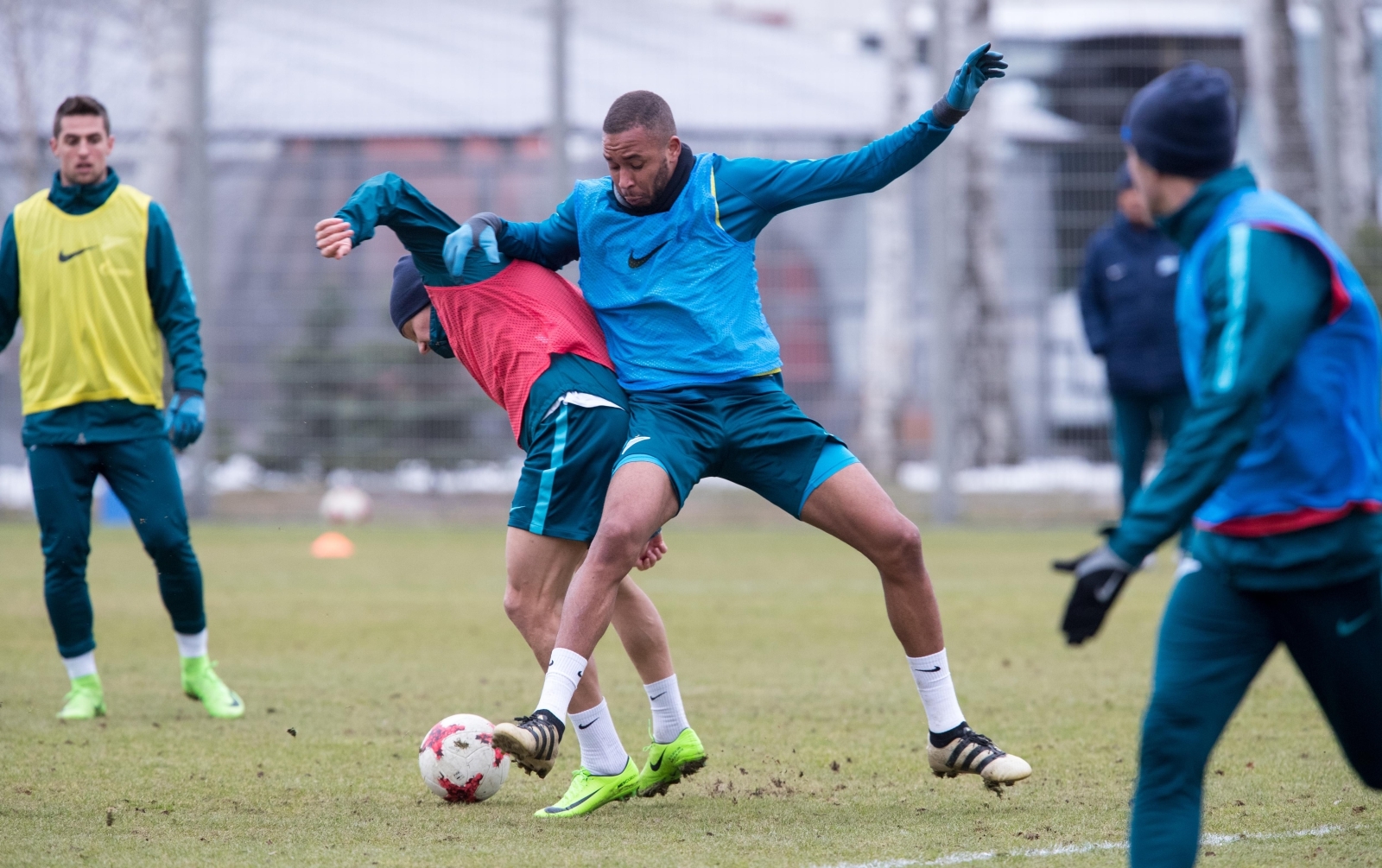 Тренировка «Зенита» перед матчем с «Арсеналом»