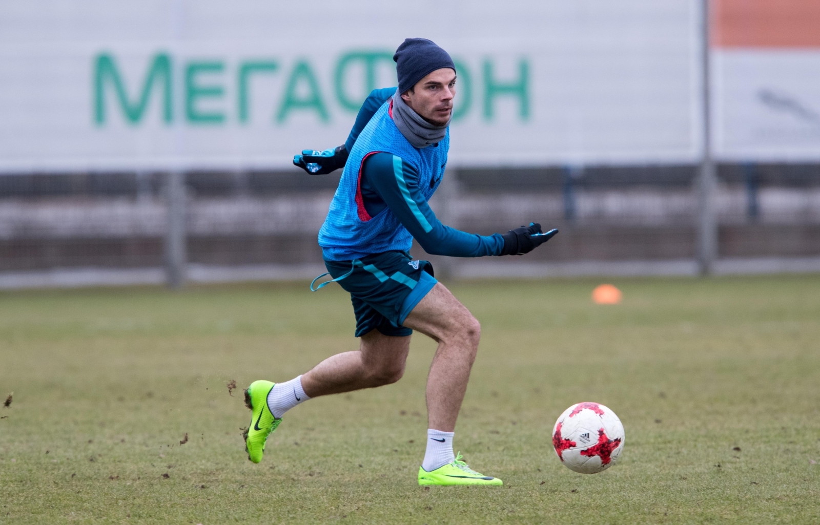 Тренировка «Зенита» перед матчем с «Арсеналом»