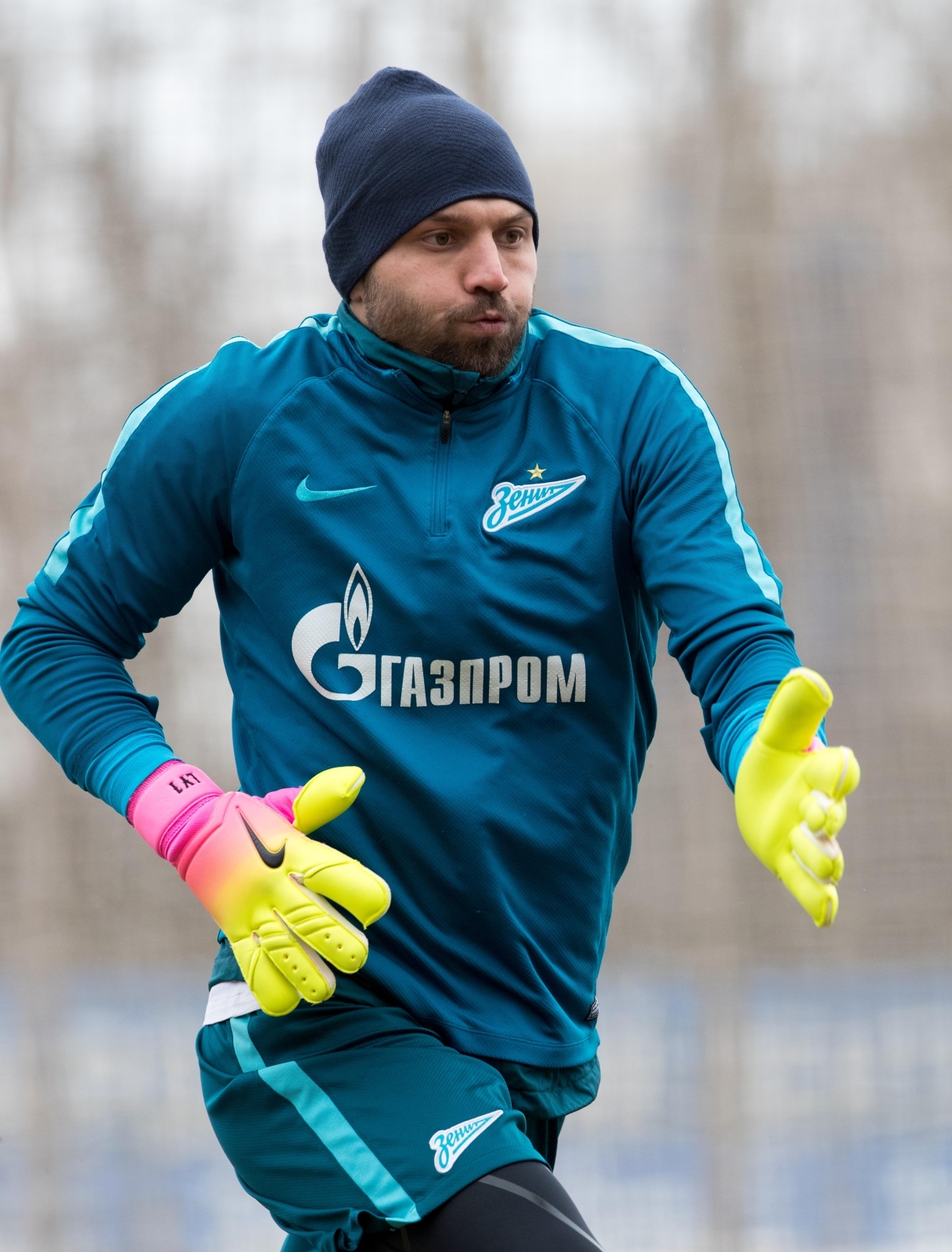 Тренировка «Зенита» перед матчем с «Арсеналом»