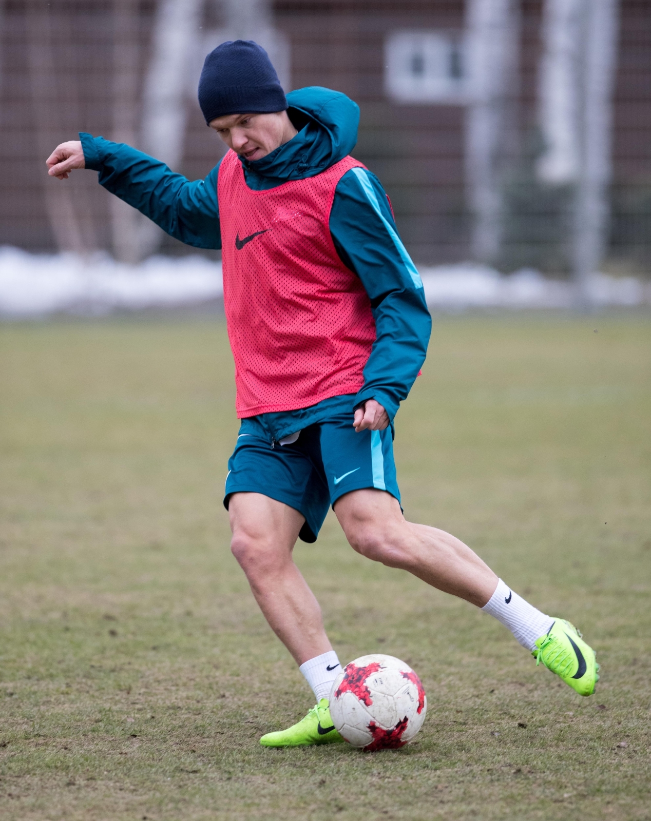 Тренировка «Зенита» перед матчем с «Арсеналом»