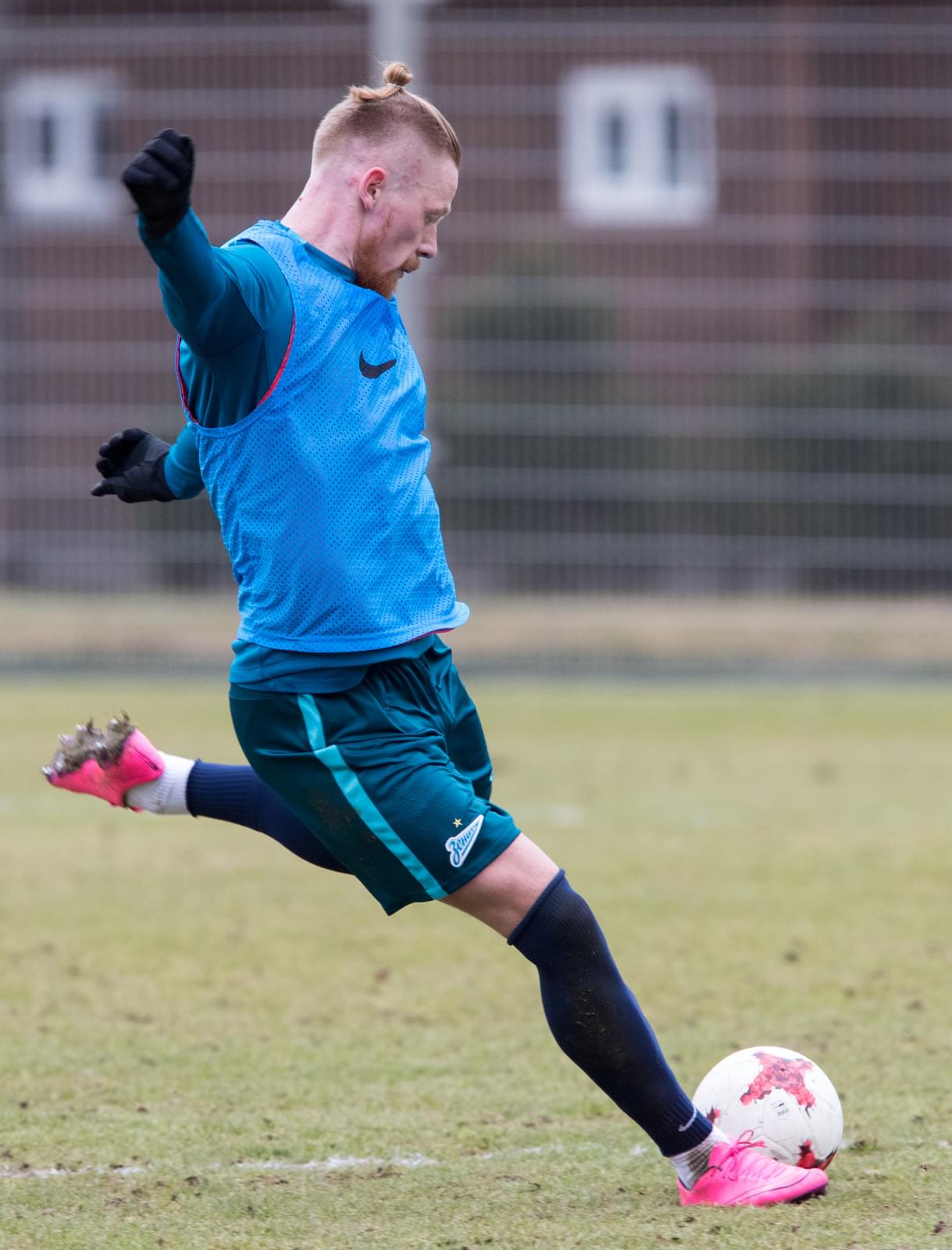 Тренировка «Зенита» перед матчем с «Арсеналом»