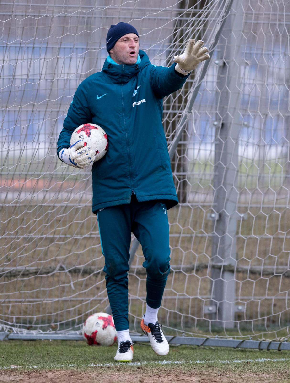 Тренировка «Зенита» перед матчем с «Арсеналом»