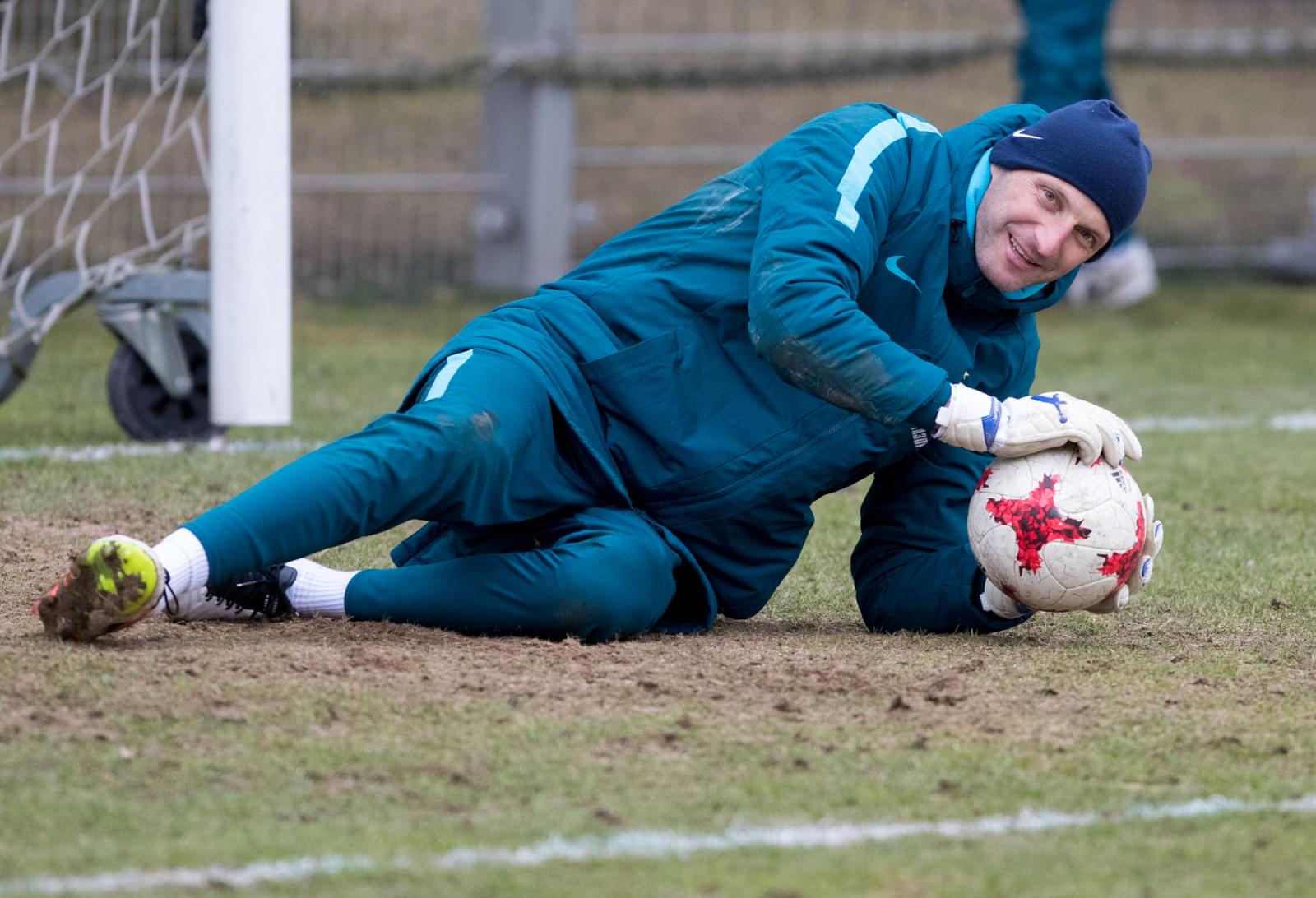 Тренировка «Зенита» перед матчем с «Арсеналом»