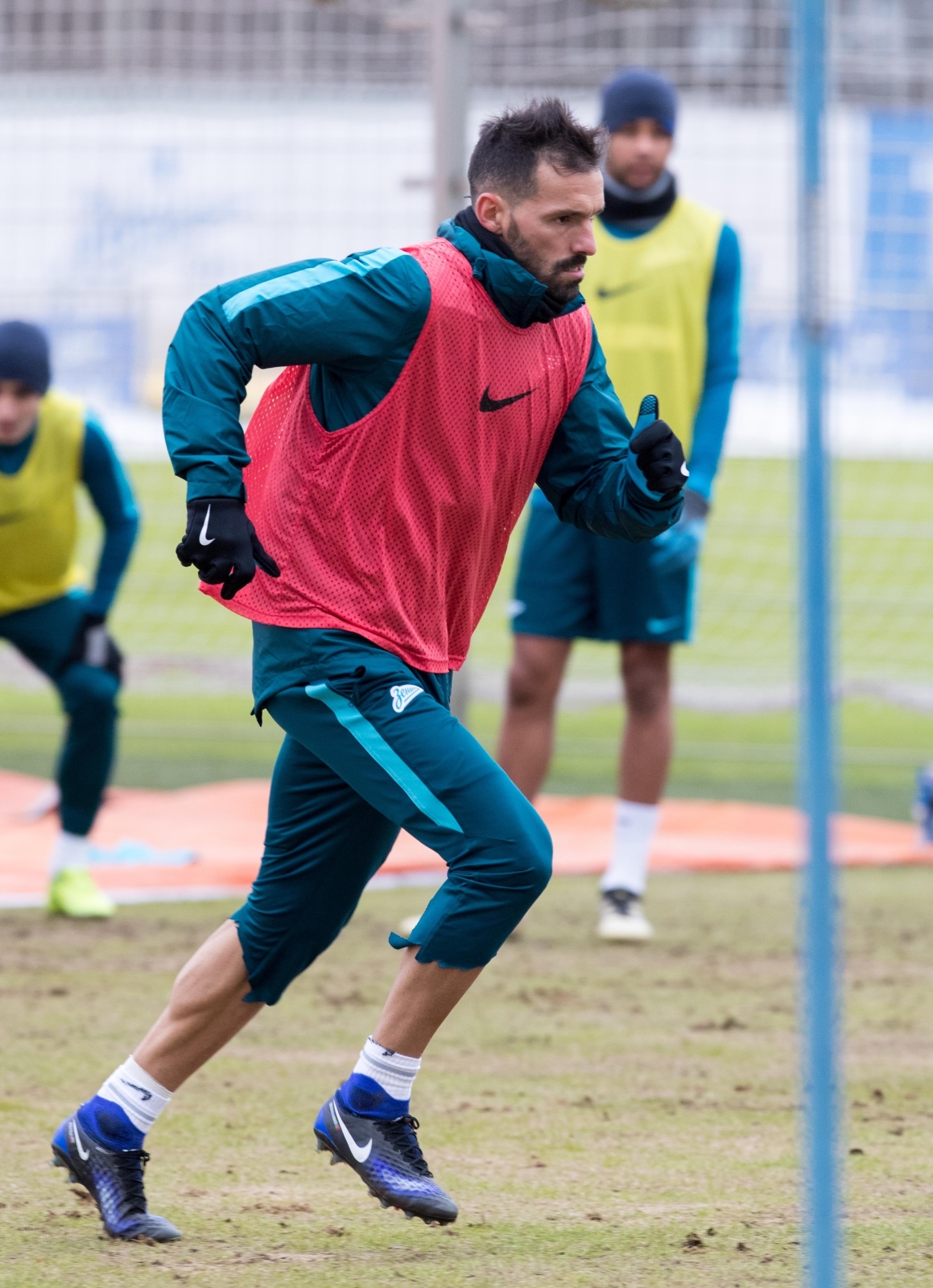 Тренировка «Зенита» перед матчем с «Арсеналом»