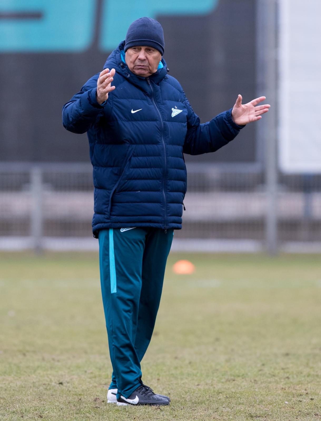 Тренировка «Зенита» перед матчем с «Арсеналом»