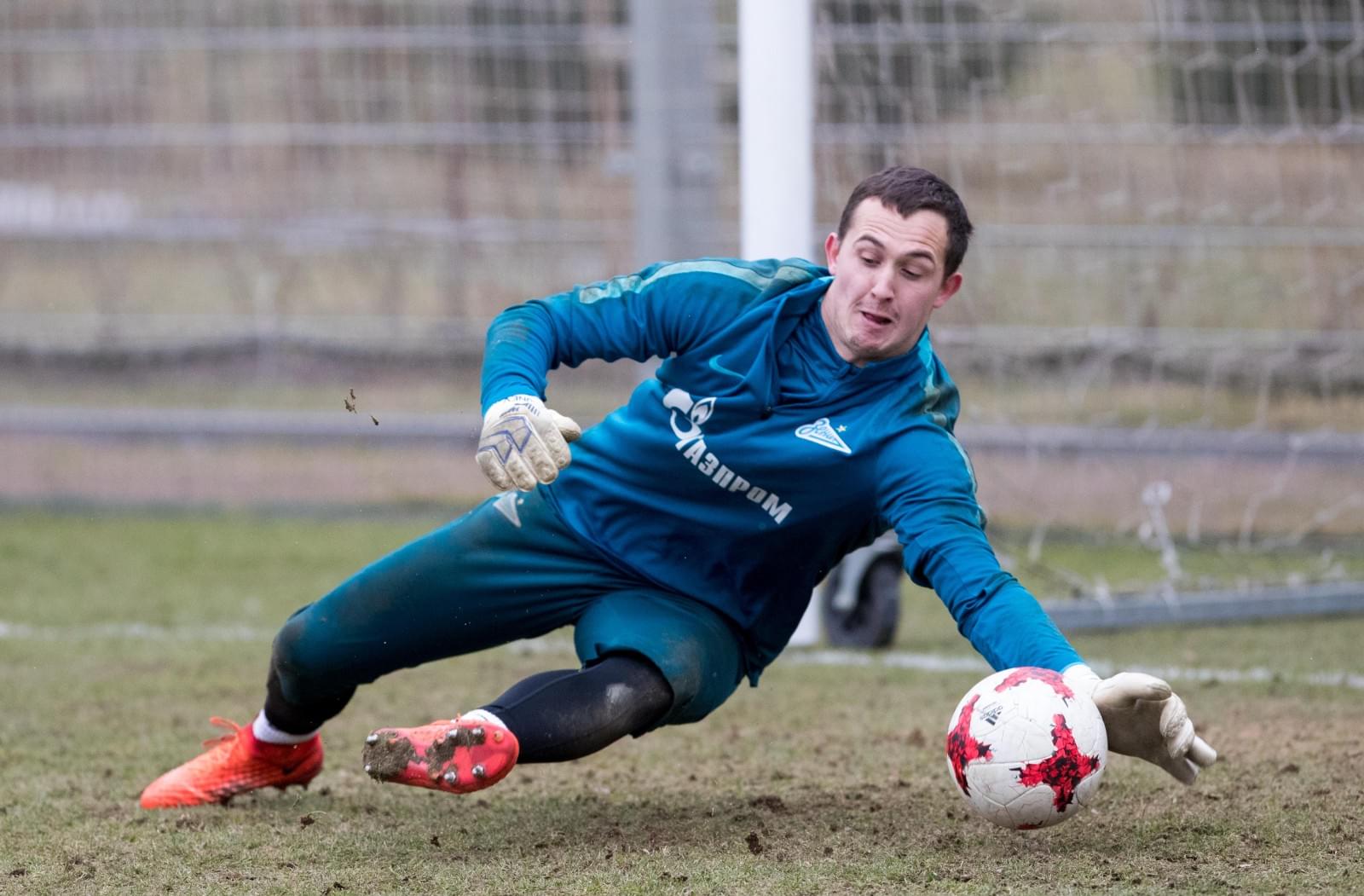 Тренировка «Зенита» перед матчем с «Арсеналом»