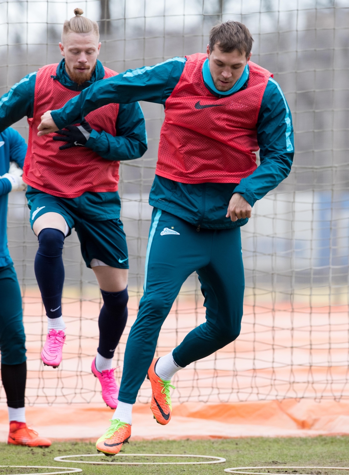 Тренировка «Зенита» перед матчем с «Арсеналом»