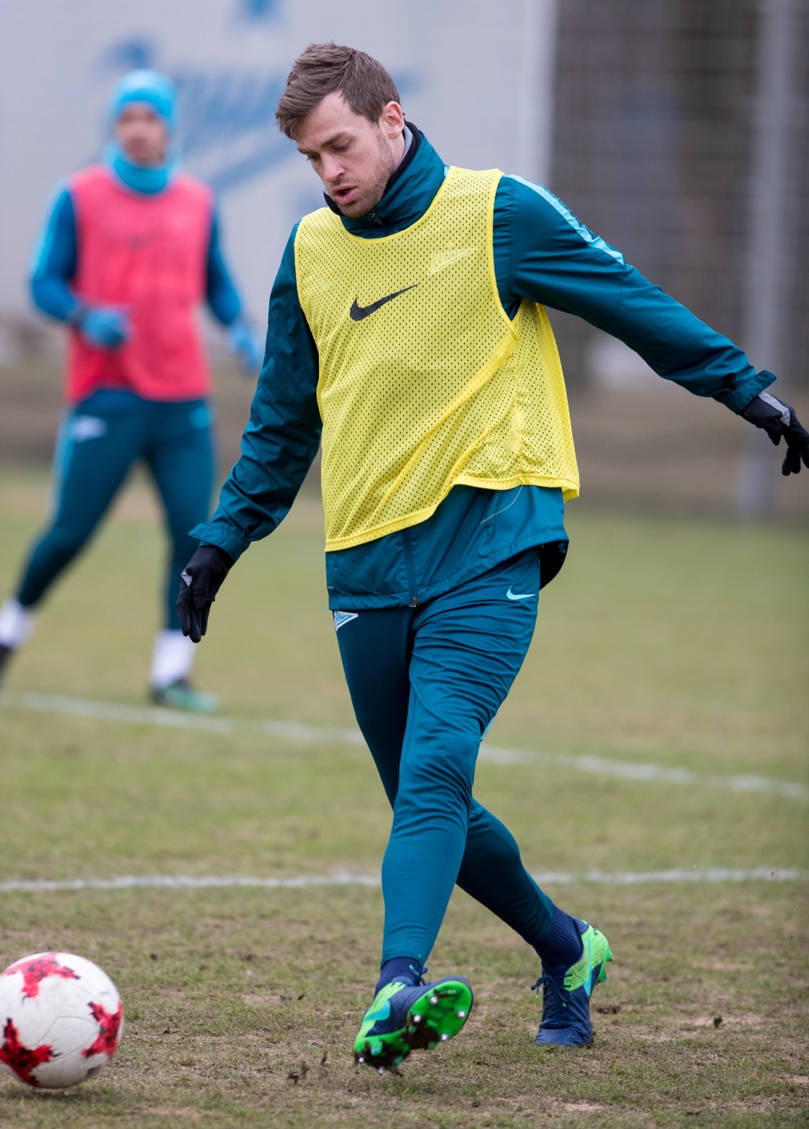 Тренировка «Зенита» перед матчем с «Арсеналом»