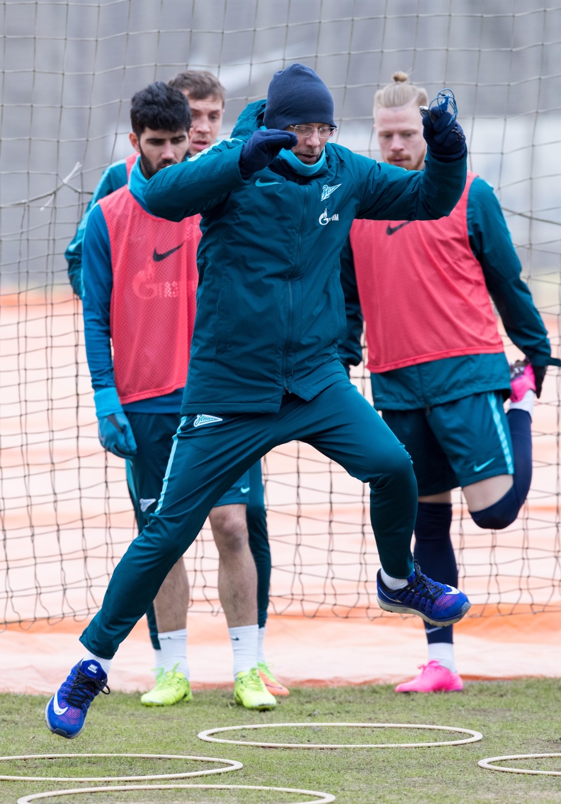 Тренировка «Зенита» перед матчем с «Арсеналом»