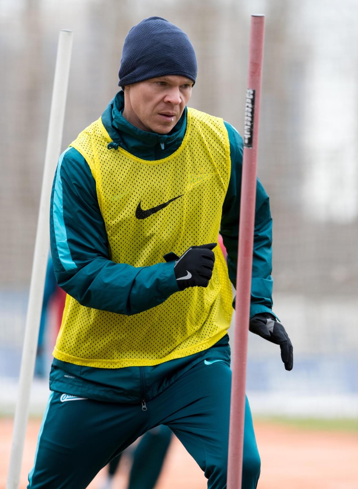 Тренировка «Зенита» перед матчем с «Арсеналом»