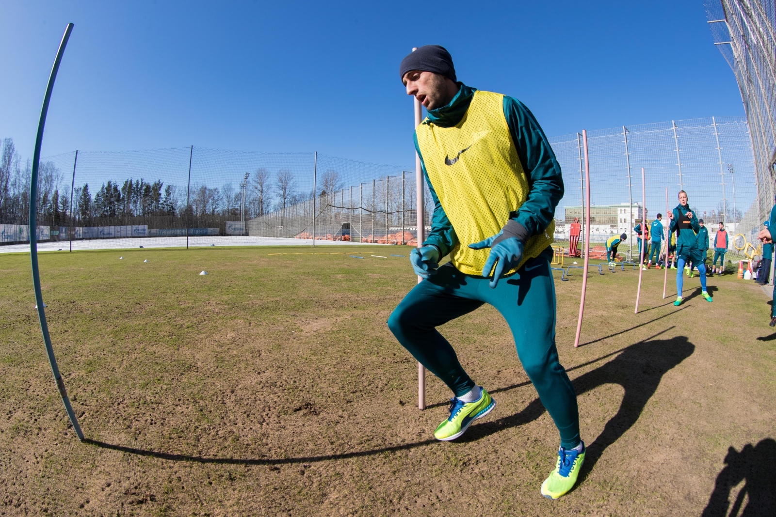 Утренняя тренировка «Зенита» в «Газпром» — тренировочном центре