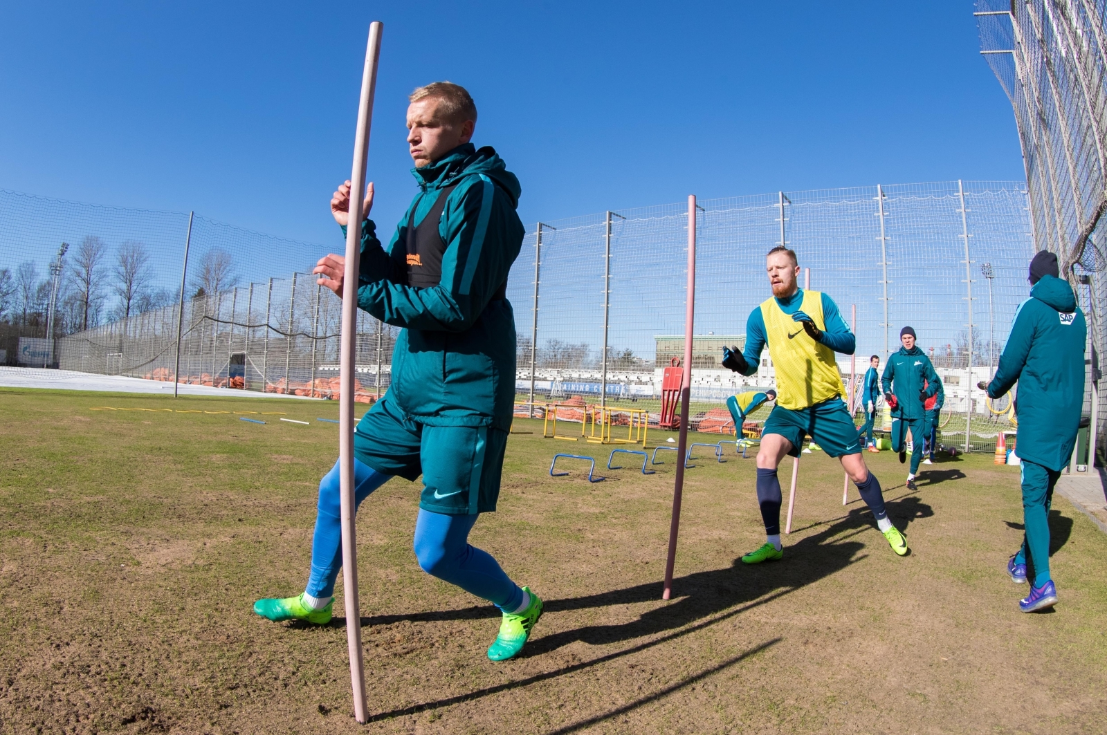 Утренняя тренировка «Зенита» в «Газпром» — тренировочном центре
