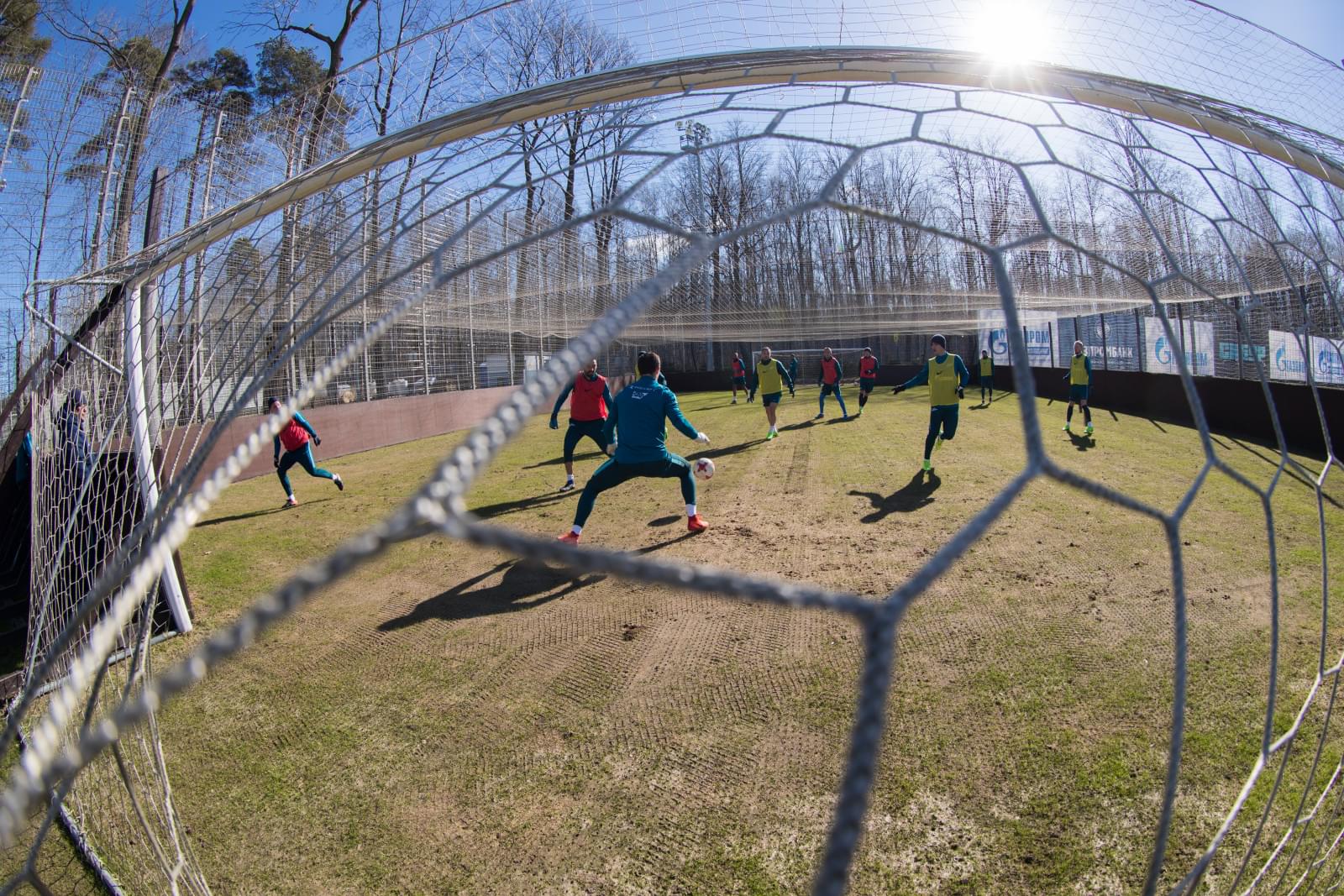 Утренняя тренировка «Зенита» в «Газпром» — тренировочном центре