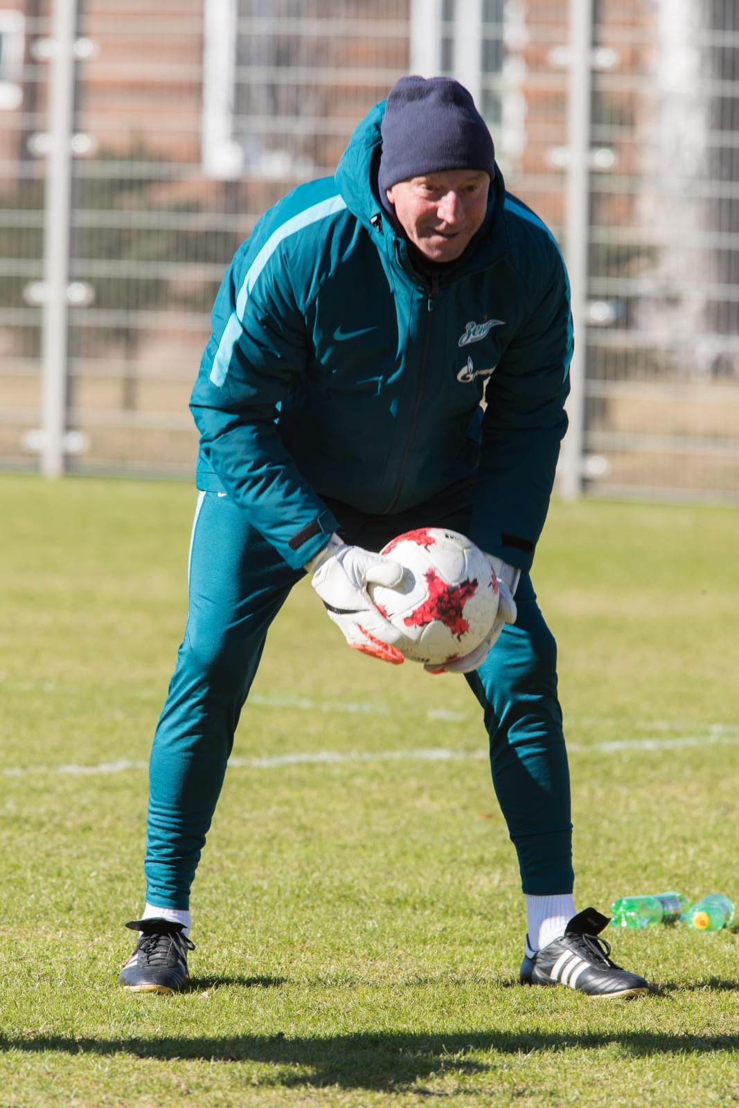 Утренняя тренировка «Зенита» в «Газпром» — тренировочном центре