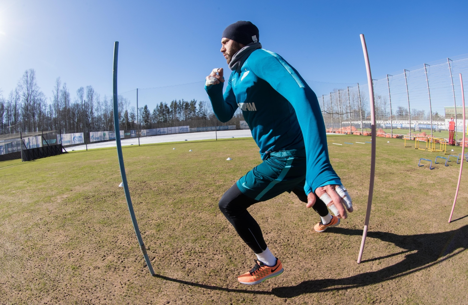 Утренняя тренировка «Зенита» в «Газпром» — тренировочном центре