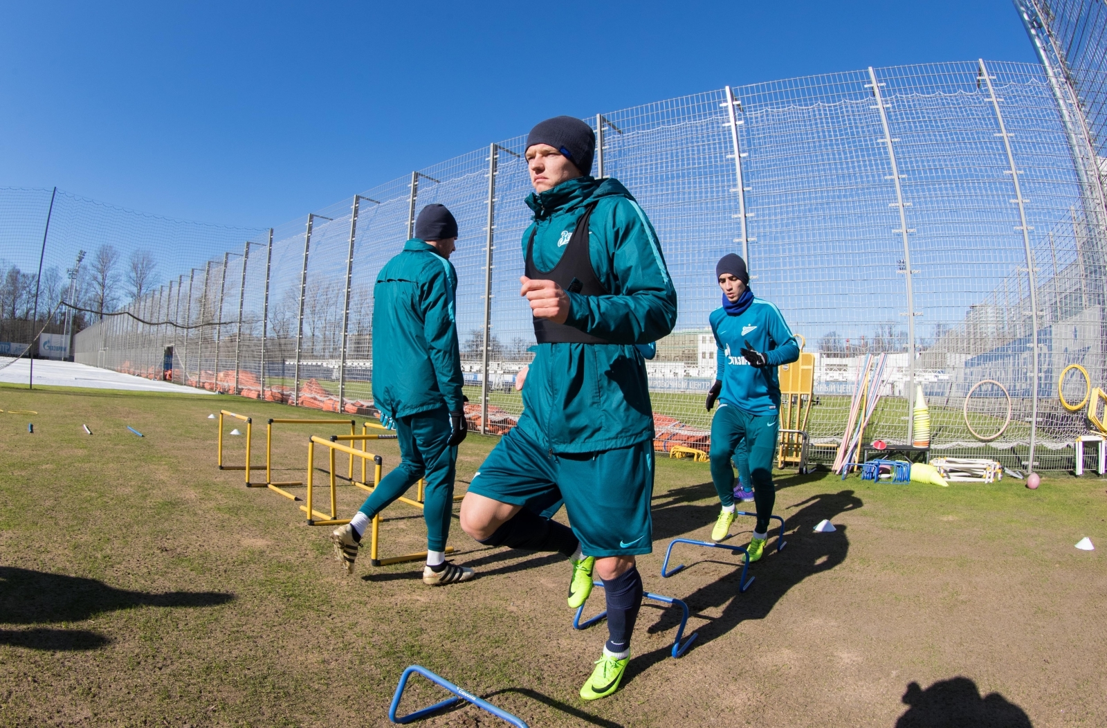 Утренняя тренировка «Зенита» в «Газпром» — тренировочном центре
