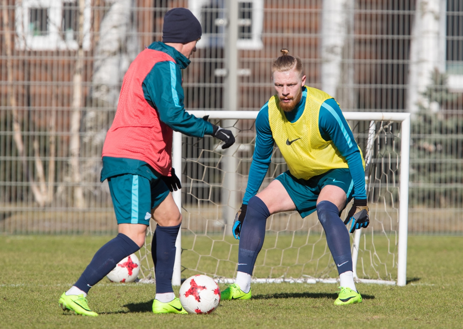 Утренняя тренировка «Зенита» в «Газпром» — тренировочном центре