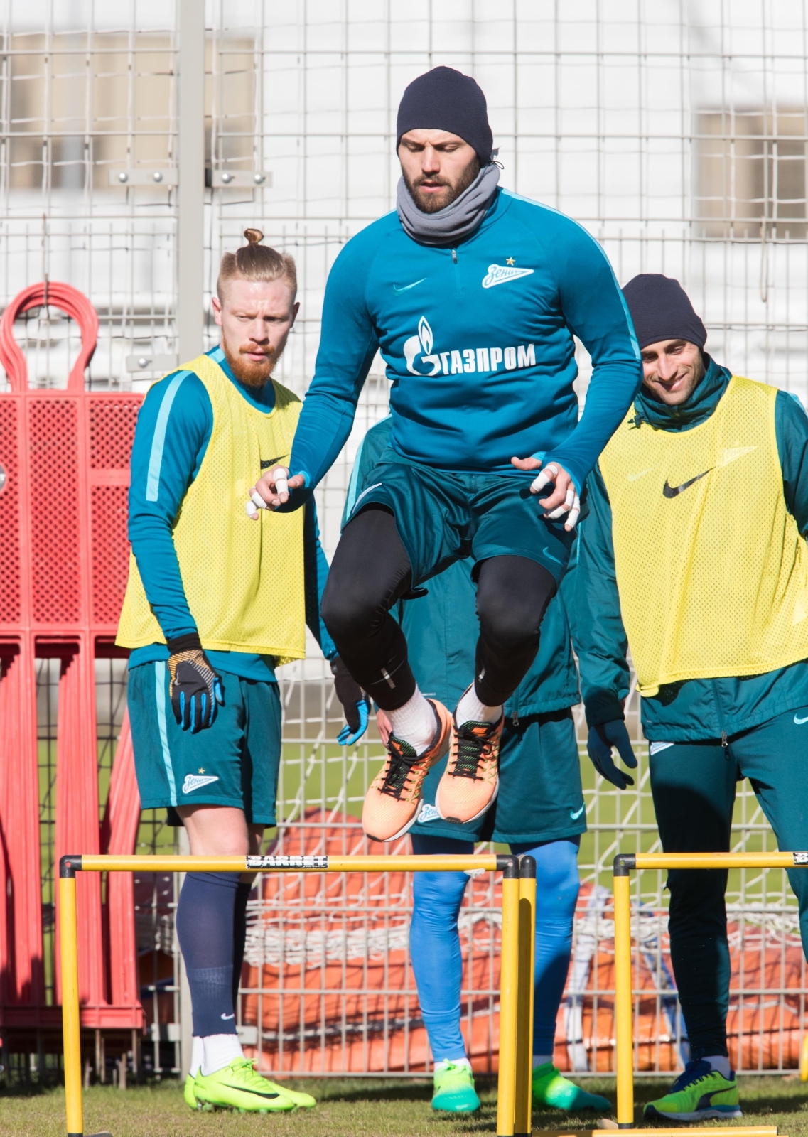 Утренняя тренировка «Зенита» в «Газпром» — тренировочном центре