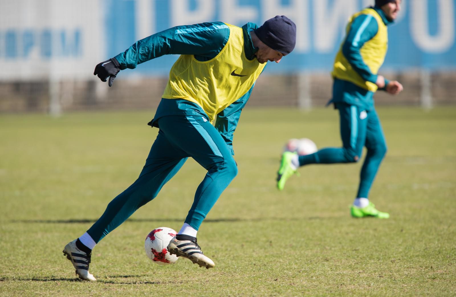 Утренняя тренировка «Зенита» в «Газпром» — тренировочном центре