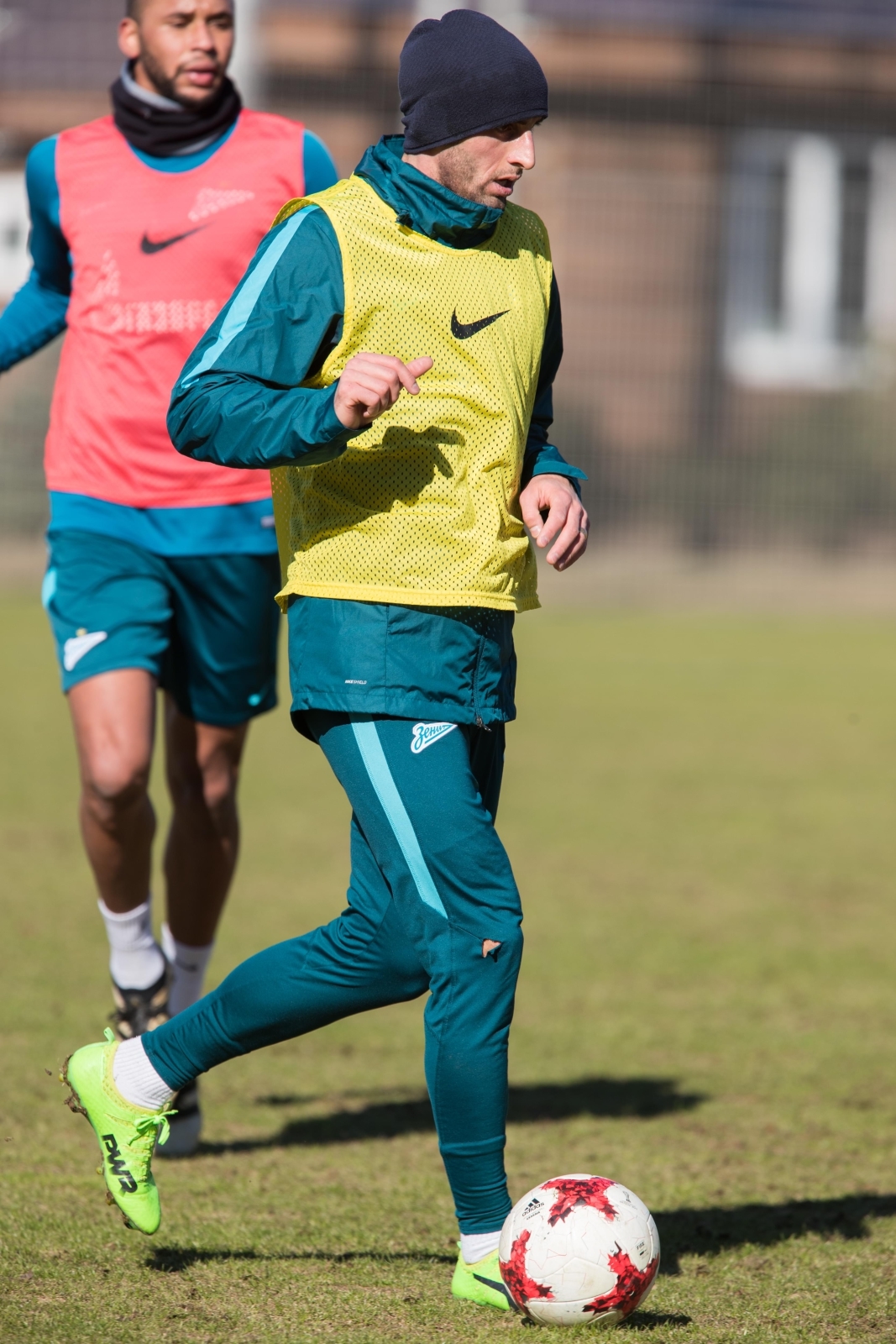 Утренняя тренировка «Зенита» в «Газпром» — тренировочном центре