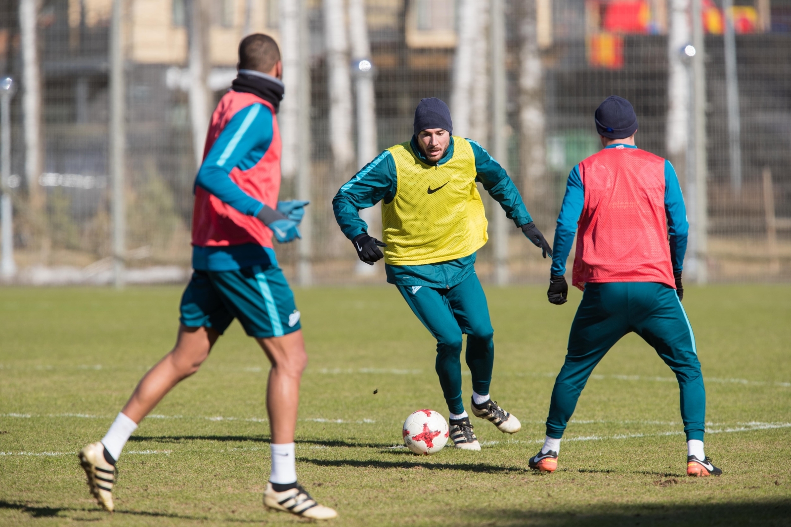 Утренняя тренировка «Зенита» в «Газпром» — тренировочном центре