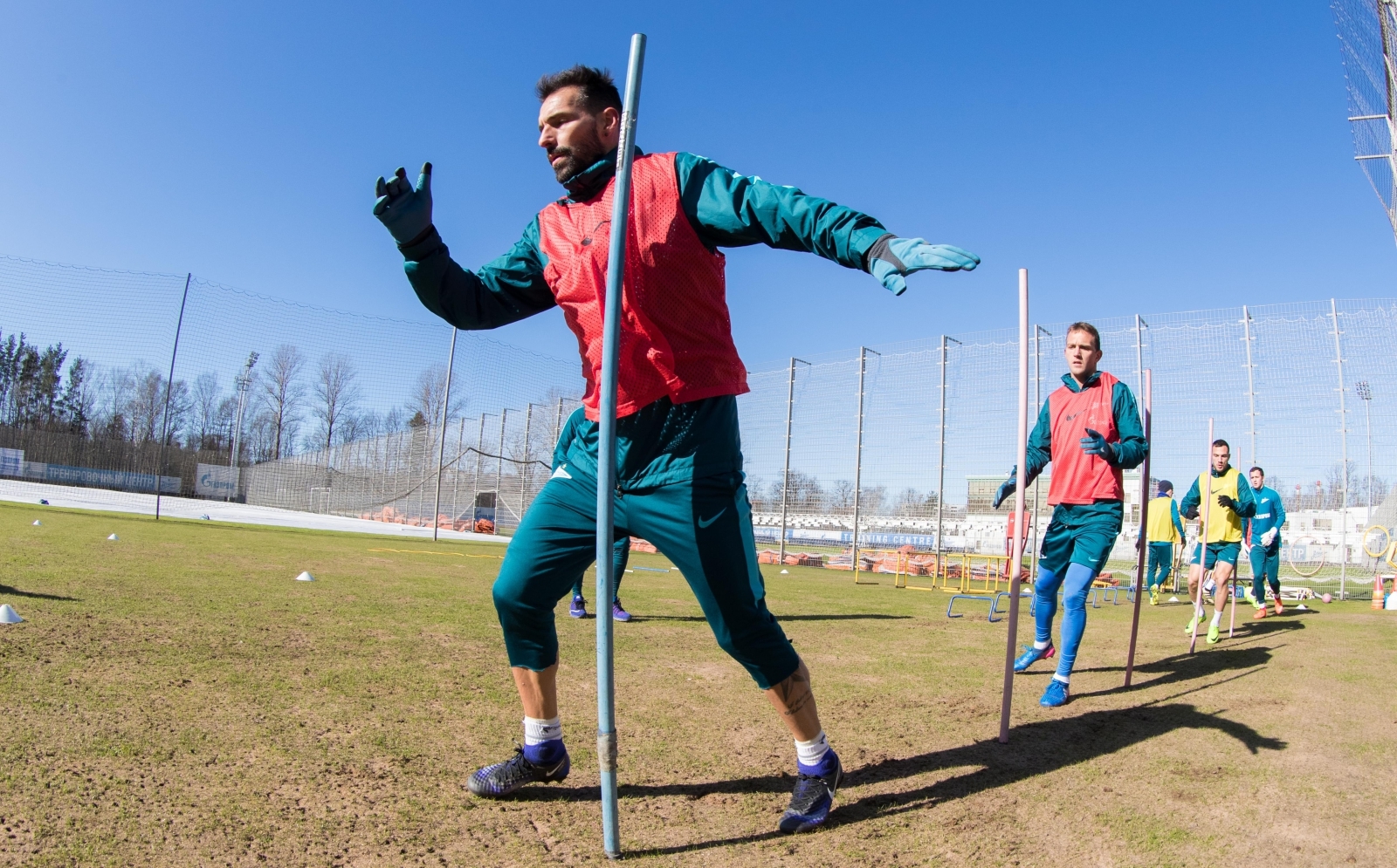 Утренняя тренировка «Зенита» в «Газпром» — тренировочном центре
