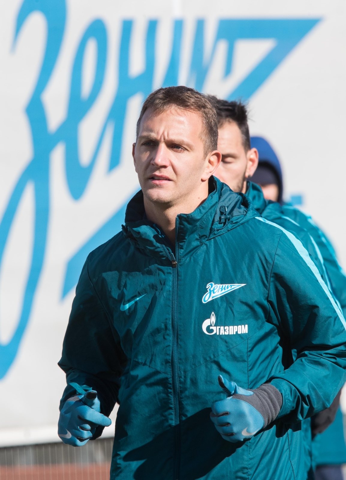 Утренняя тренировка «Зенита» в «Газпром» — тренировочном центре