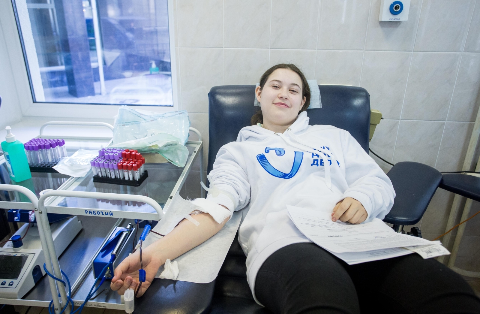 «Марафон добра»: болельщики-студенты проводят «День донора»