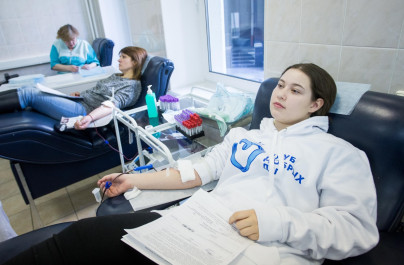 «Марафон добра»: болельщики-студенты проводят «День донора»