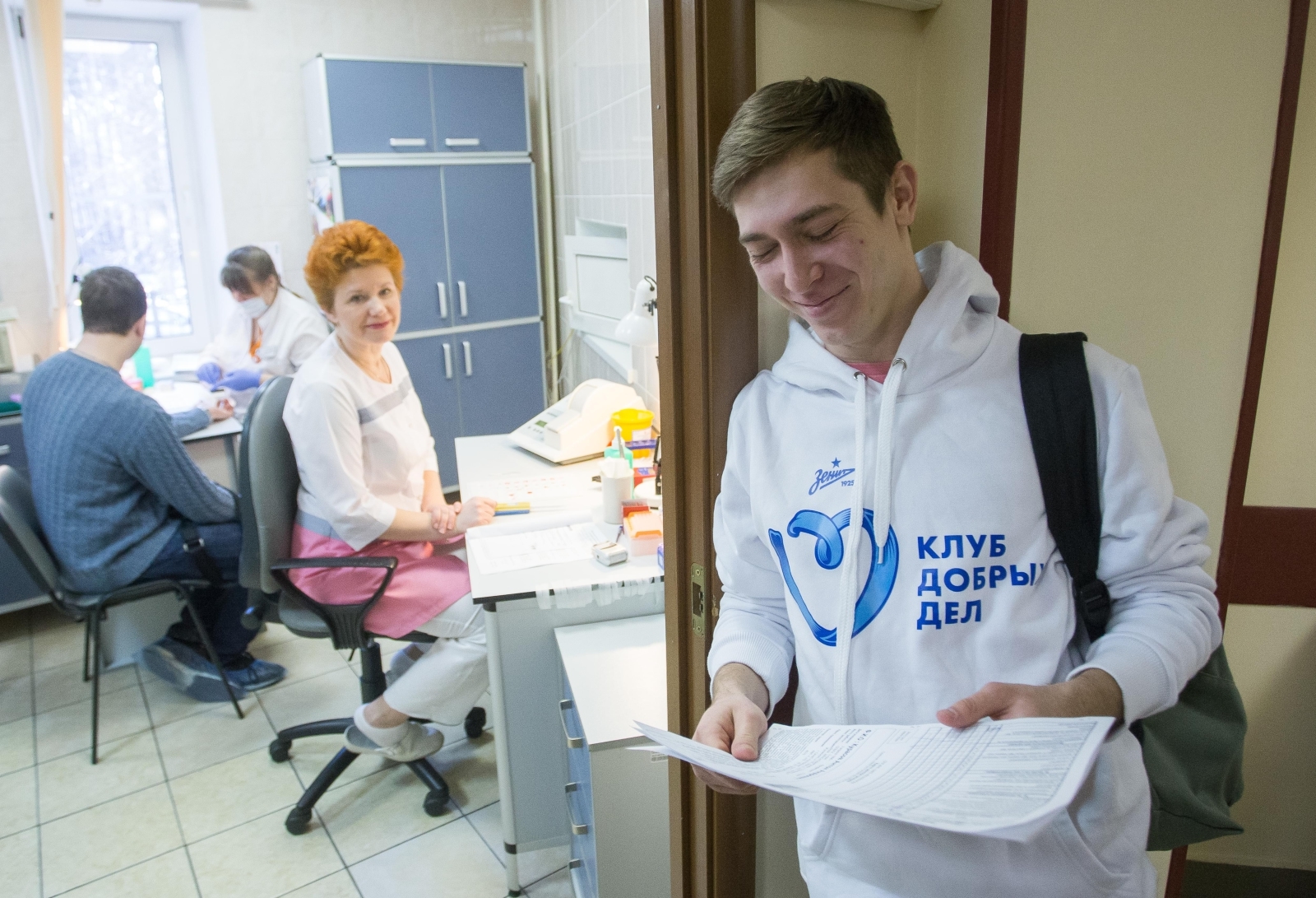 «Марафон добра»: болельщики-студенты проводят «День донора»