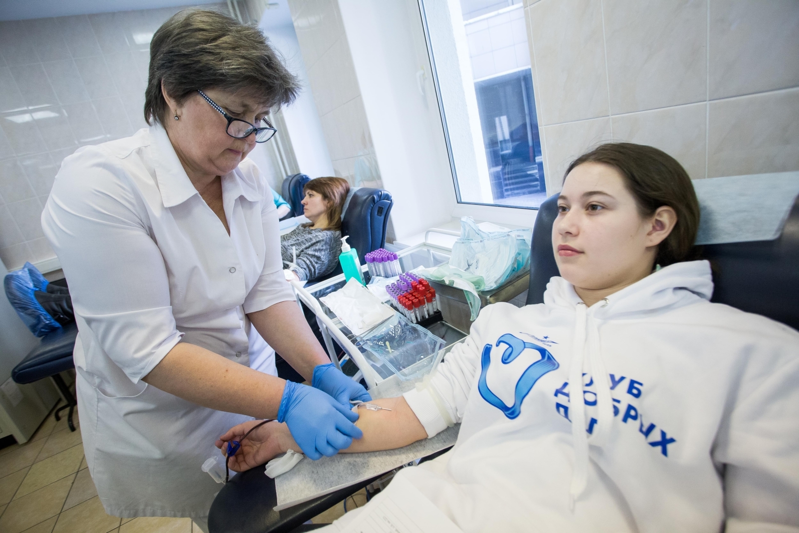 «Марафон добра»: болельщики-студенты проводят «День донора»