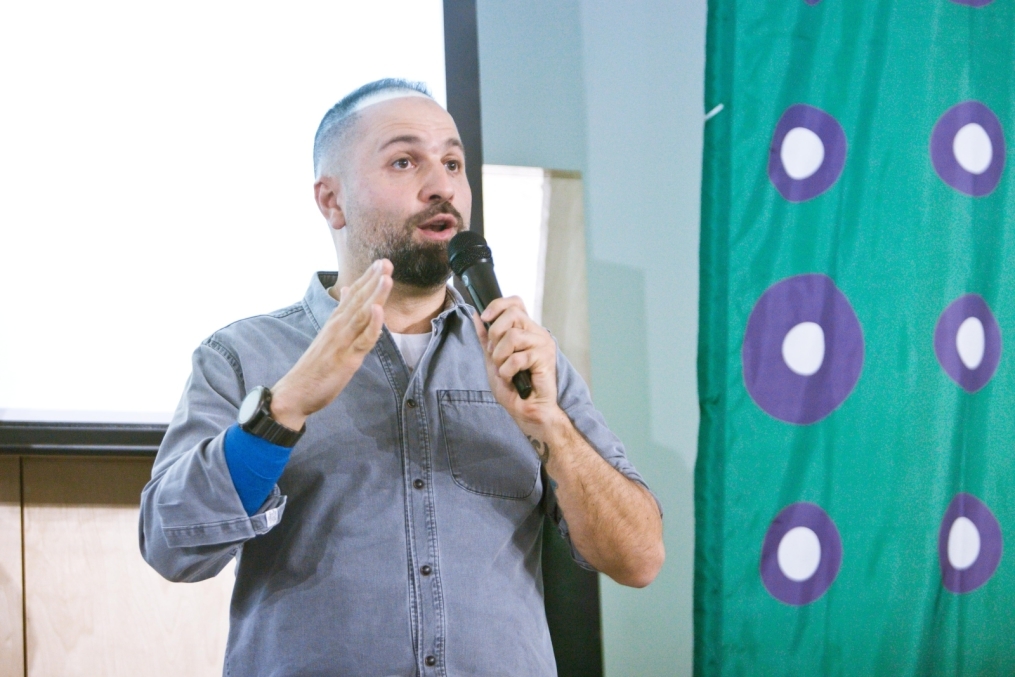 «Школа спортивной журналистики»: Таш Саркисян провел первую лекцию совместного проекта футбольного клуба «Зенит» и компании «МегаФон»