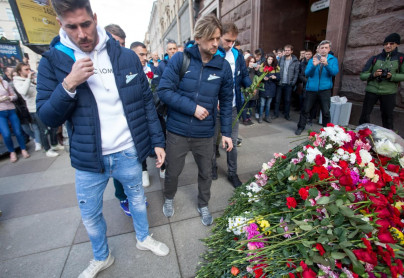 «Зенит» почтил память жертв трагедии в петербургском метро
