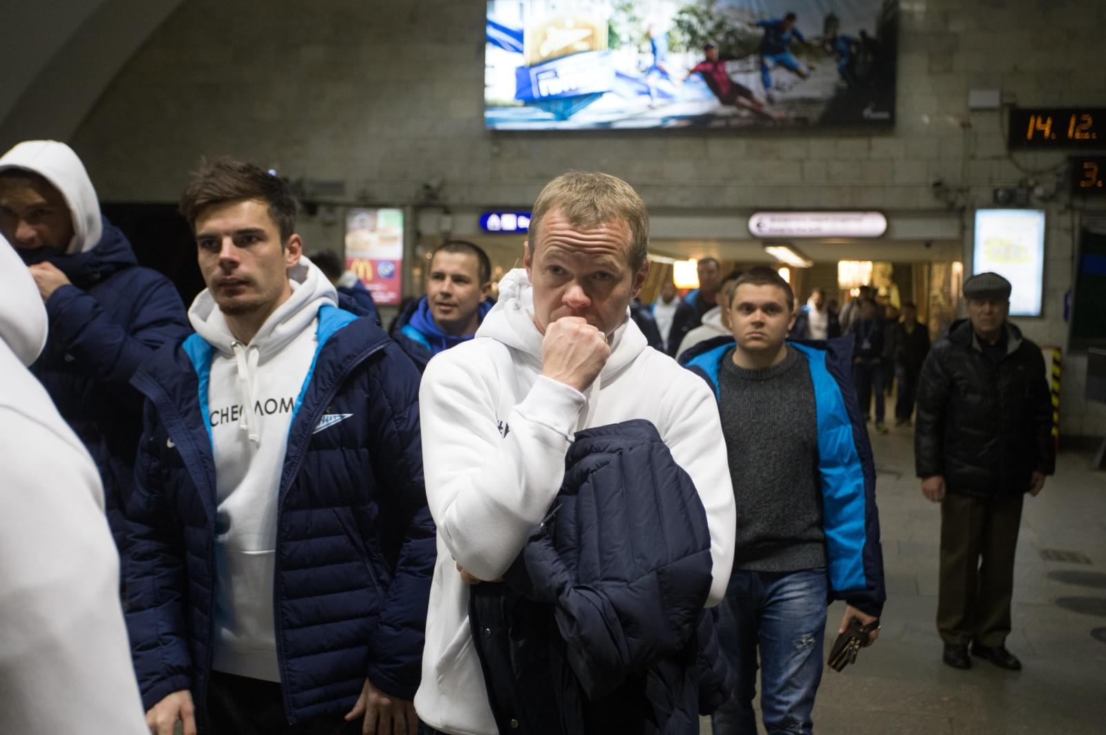 «Зенит» почтил память жертв трагедии в петербургском метро