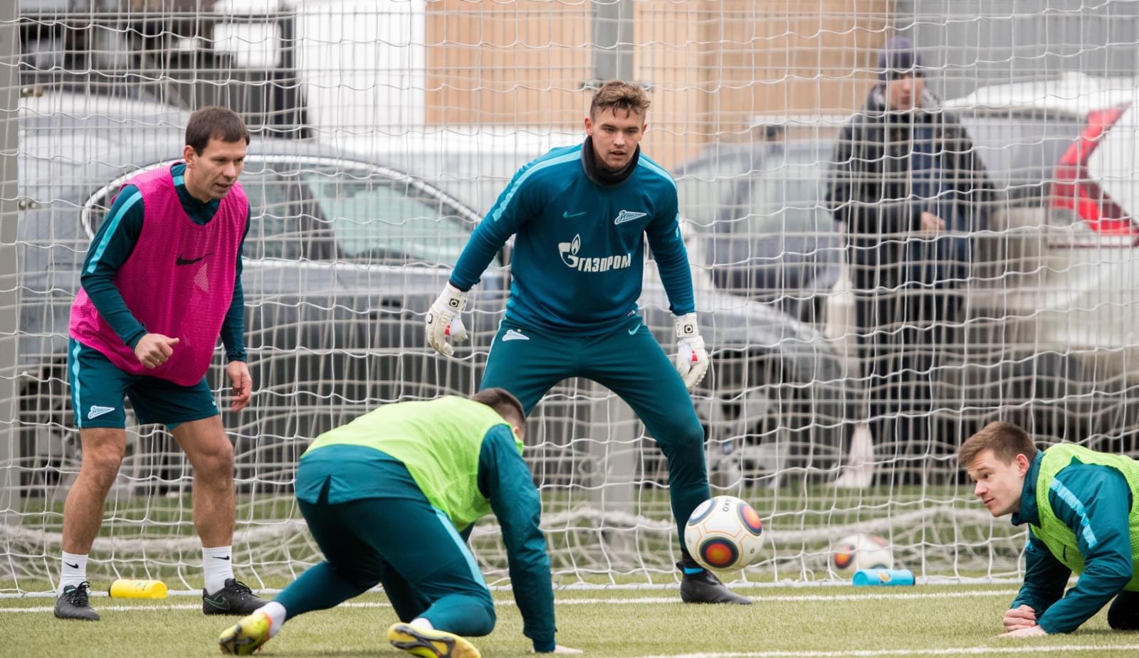 Тренировка «Зенита»-2 перед матчем с «Тосно»