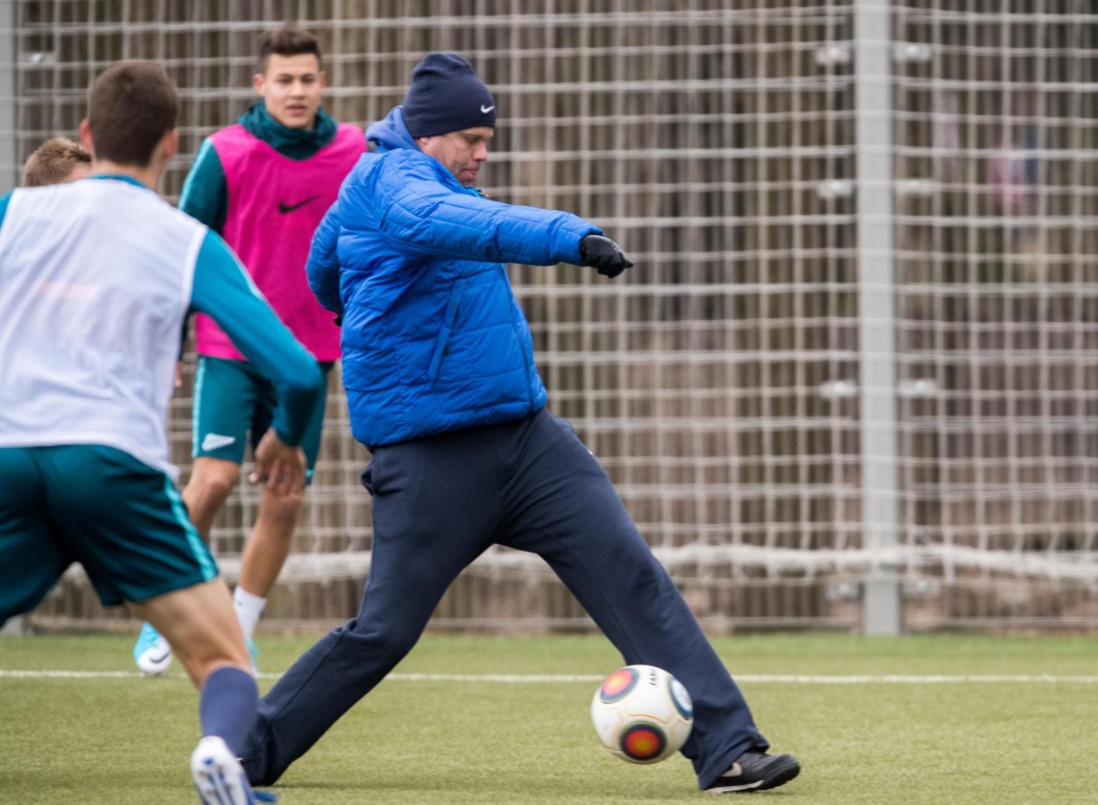 Тренировка «Зенита»-2 перед матчем с «Тосно»
