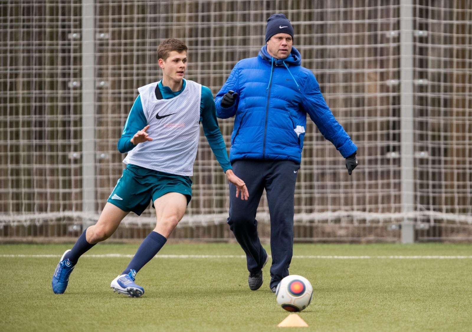 Тренировка «Зенита»-2 перед матчем с «Тосно»