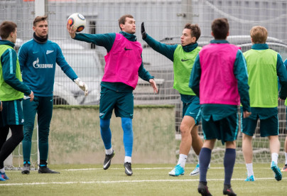 Тренировка «Зенита»-2 перед матчем с «Тосно»