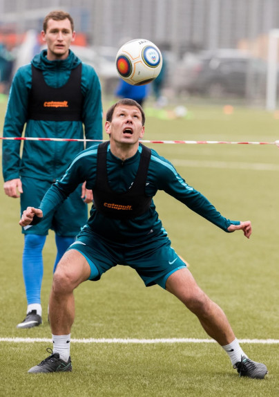 Тренировка «Зенита»-2 перед матчем с «Тосно»