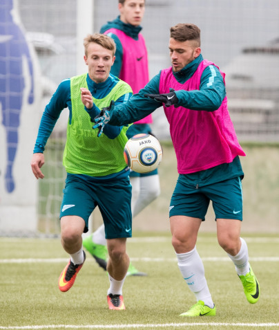 Тренировка «Зенита»-2 перед матчем с «Тосно»