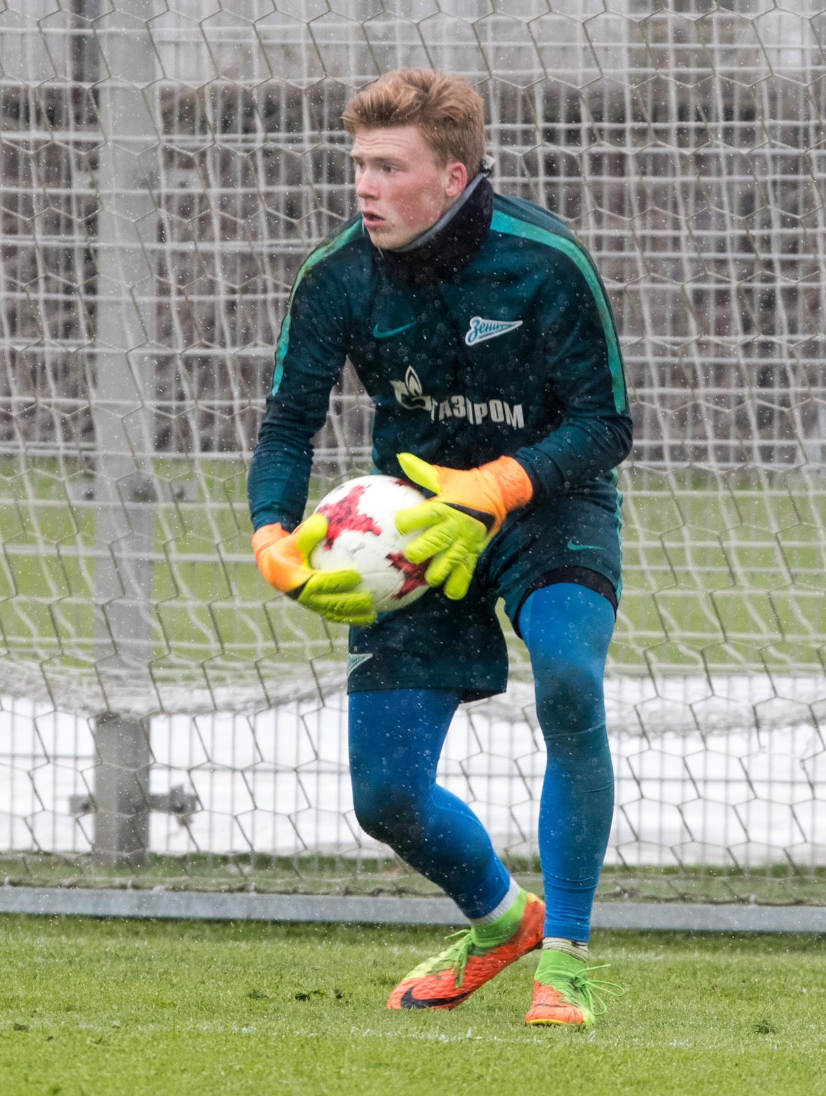 Тренировка «Зенита» перед матчем со «Спартаком»