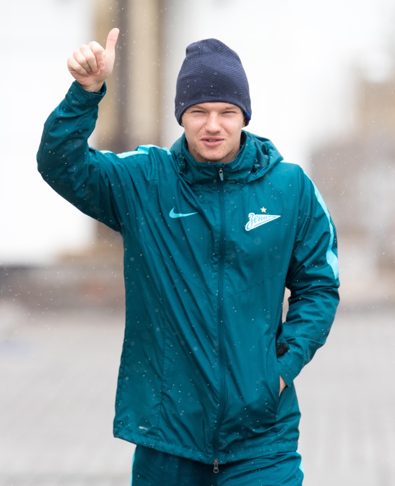 Тренировка «Зенита» перед матчем со «Спартаком»