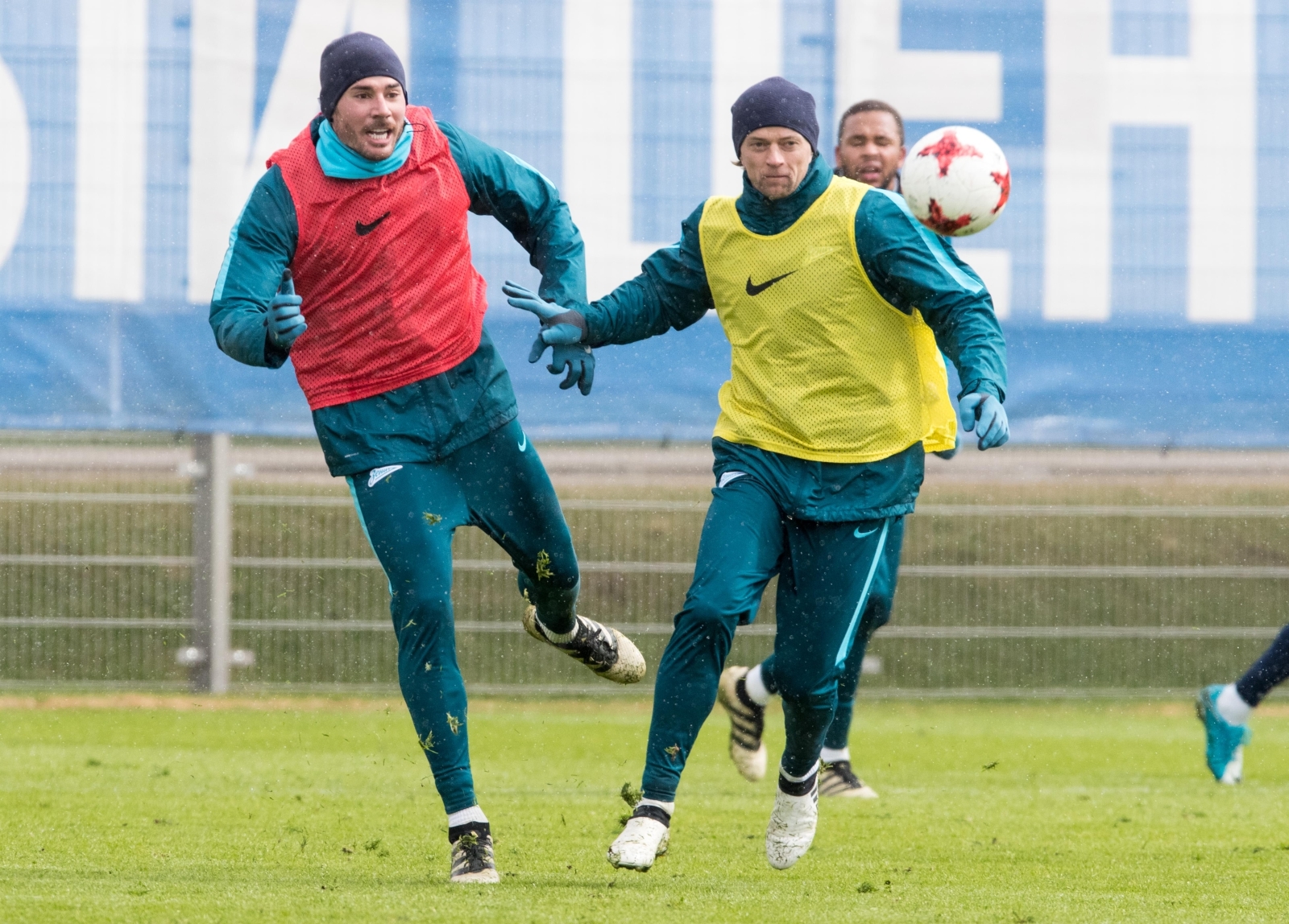 Тренировка «Зенита» перед матчем со «Спартаком»