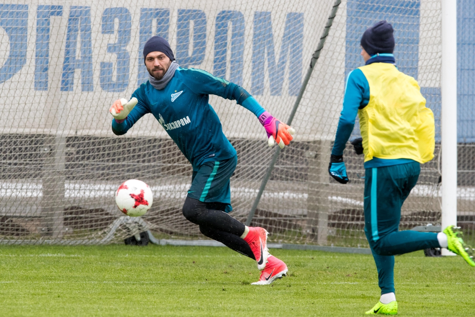 Тренировка «Зенита» перед матчем со «Спартаком»