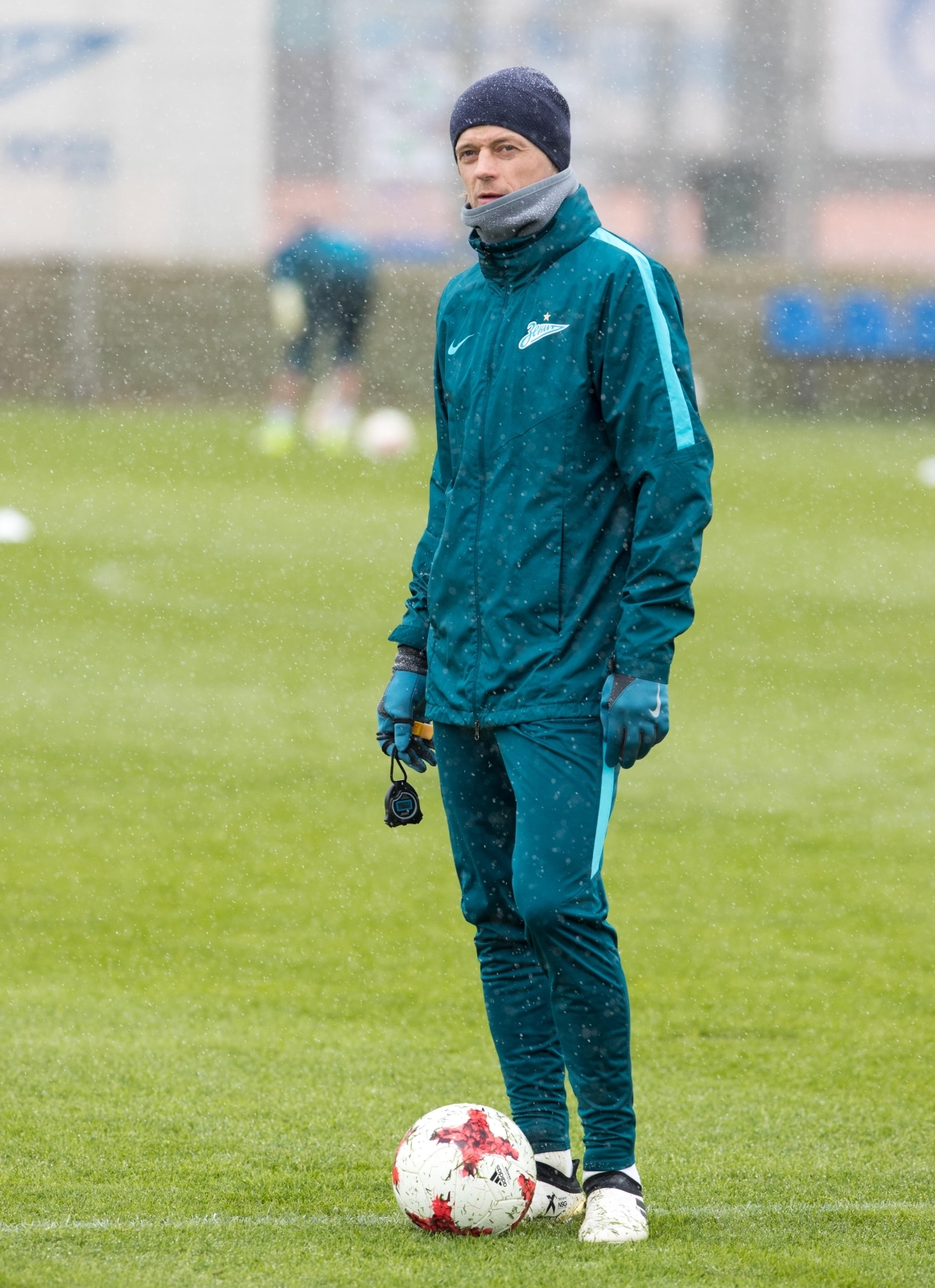 Тренировка «Зенита» перед матчем со «Спартаком»