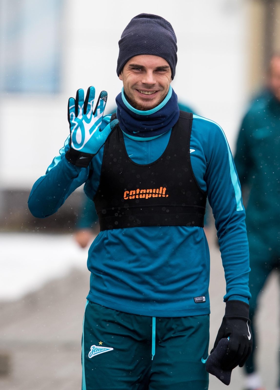 Тренировка «Зенита» перед матчем со «Спартаком»