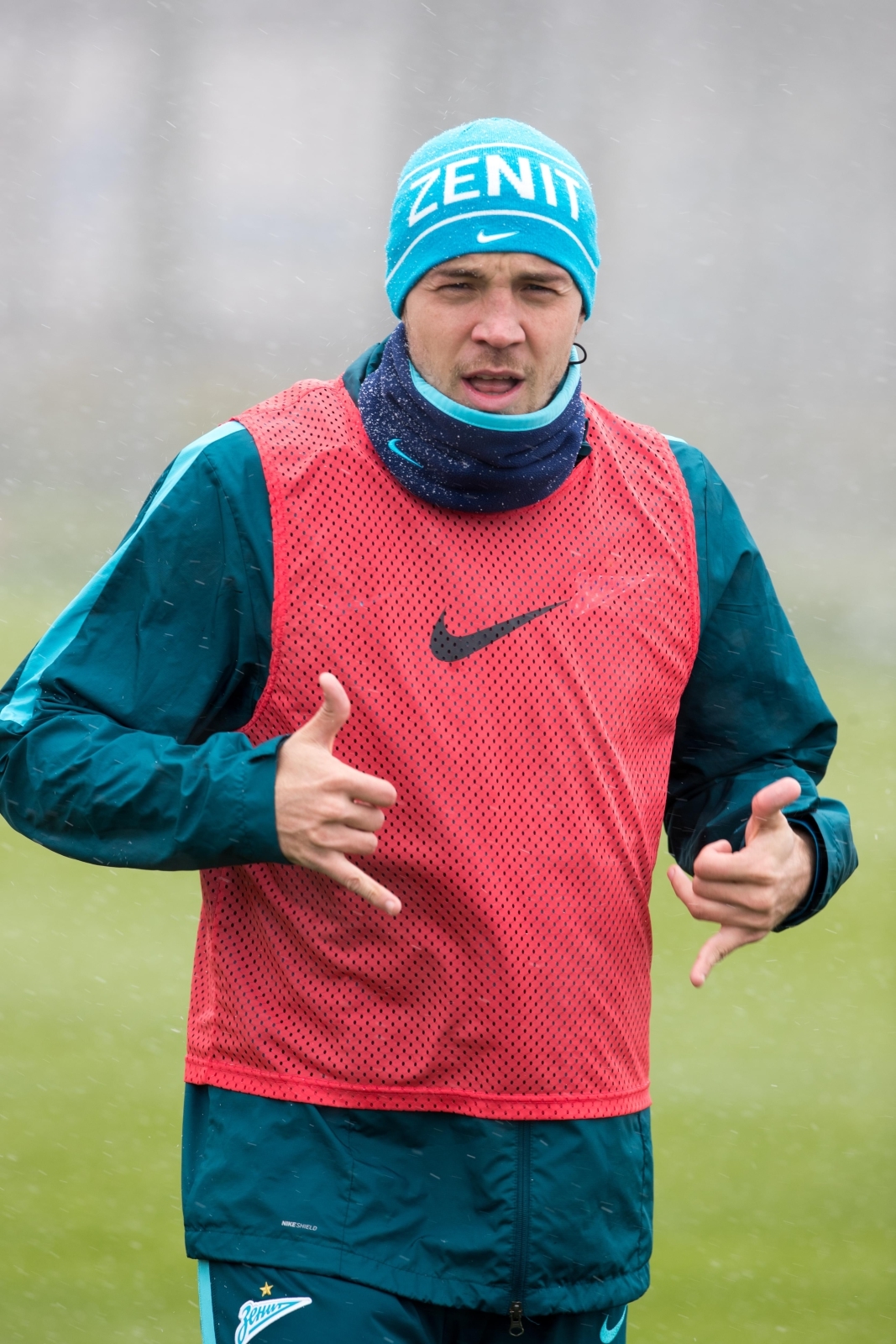 Тренировка «Зенита» перед матчем со «Спартаком»