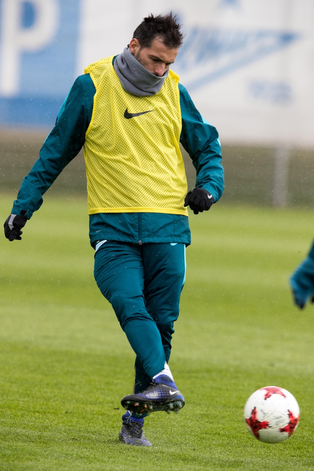 Тренировка «Зенита» перед матчем со «Спартаком»