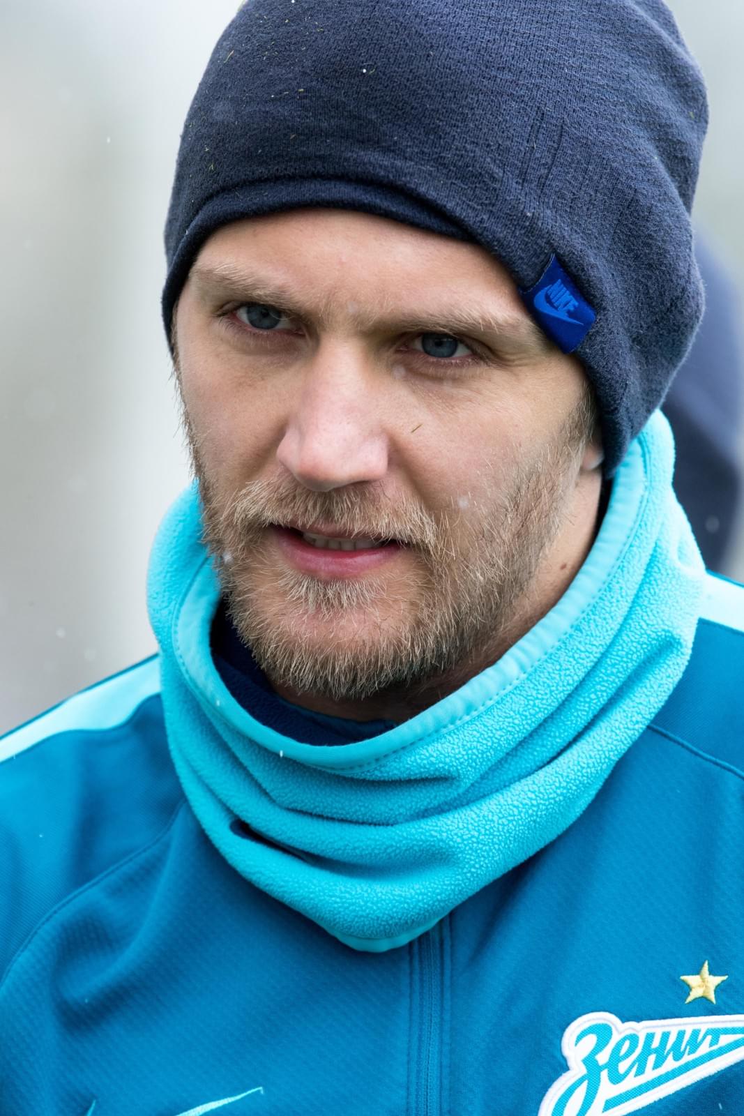 Тренировка «Зенита» перед матчем со «Спартаком»